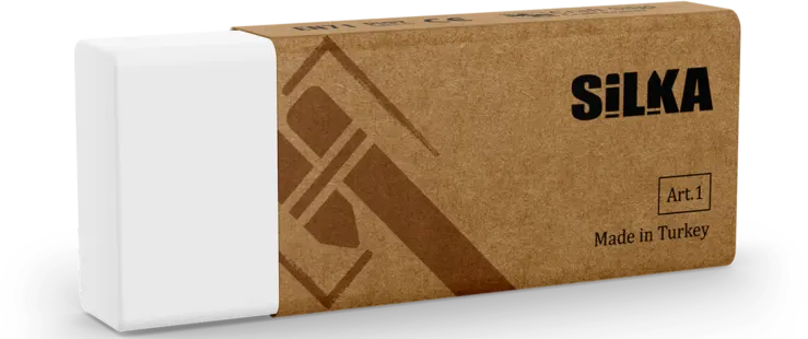 Silka Craft Eraser 1, Large, White, ART-1