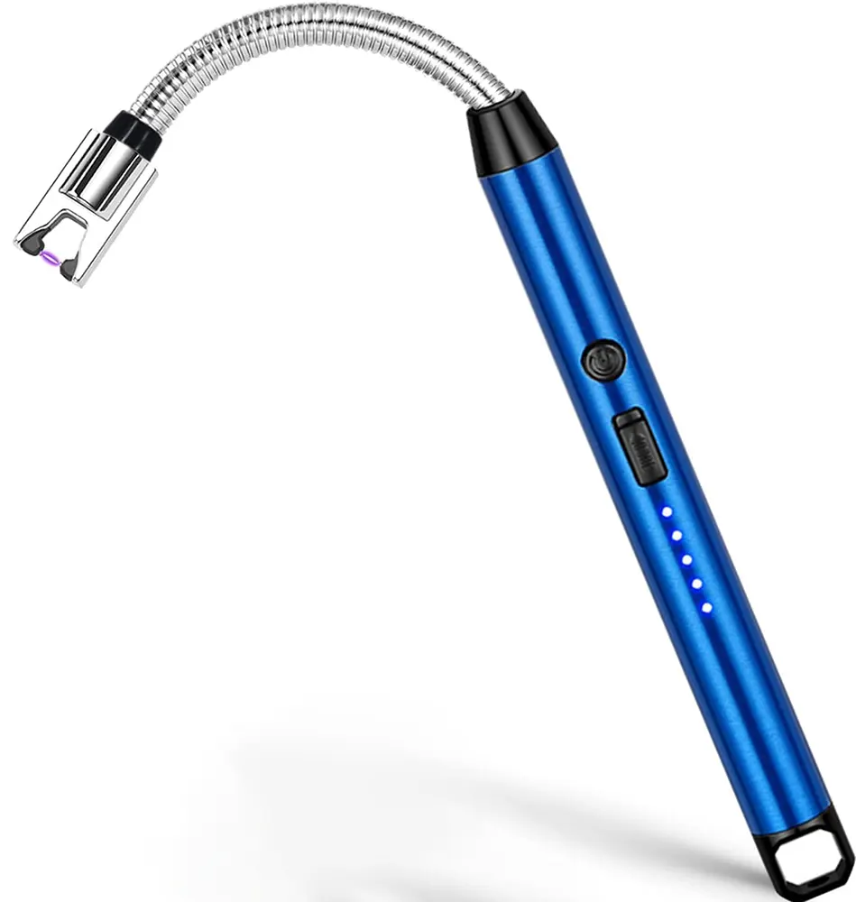 ولاعة غاز كهربائية قابلة لاعادة الشحن ، ازرق ، 64-1