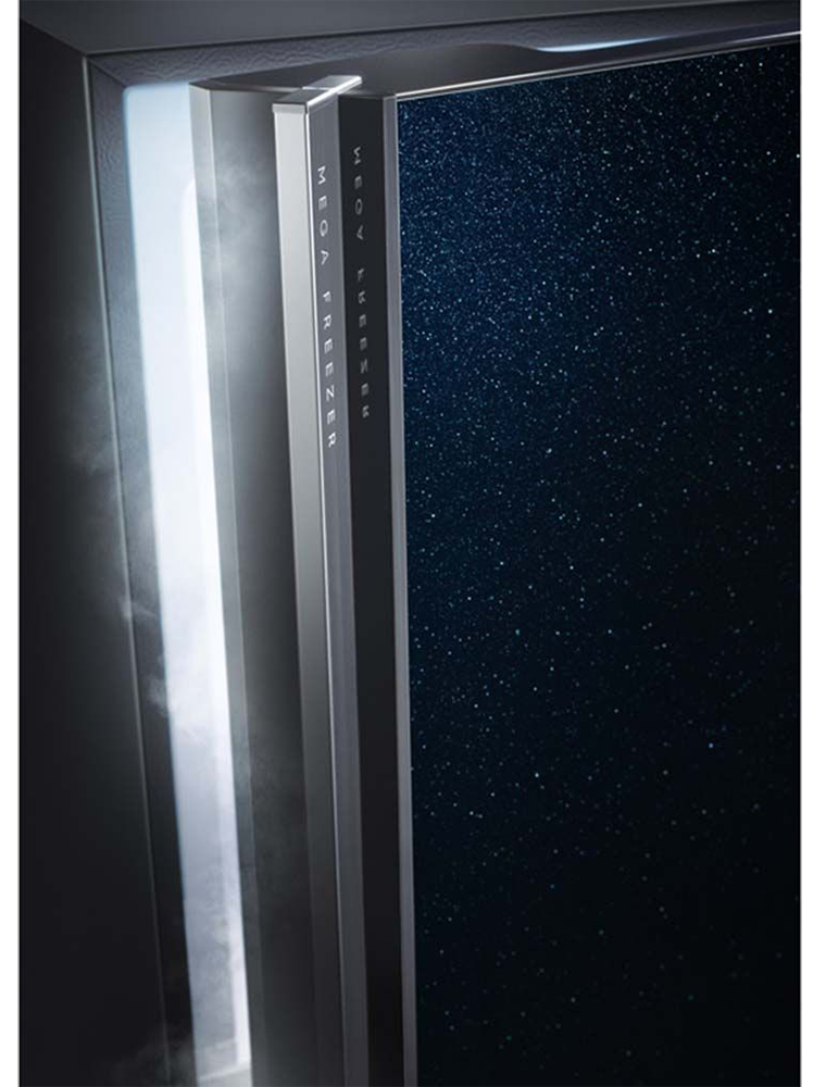 ثلاجة شارب نوفروست ، 538 لتر ، 2 باب ، شاشة ديجيتال ، تكنولوجيا الأنفرتر ، خاصية البلازما ، أسود زجاجي ، SJ-GV69G-BK