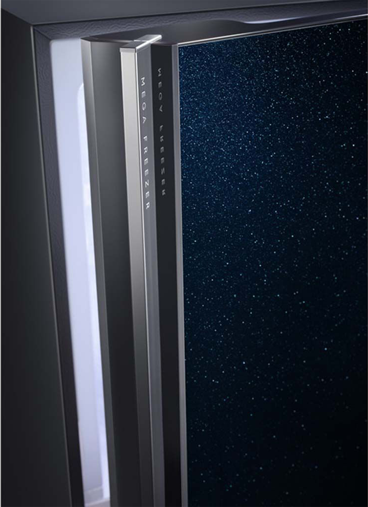 ثلاجة شارب نوفروست ، 538 لتر ، 2 باب ، شاشة ديجيتال ، تكنولوجيا الأنفرتر ، خاصية البلازما ، أسود زجاجي ، SJ-GV69G-BK