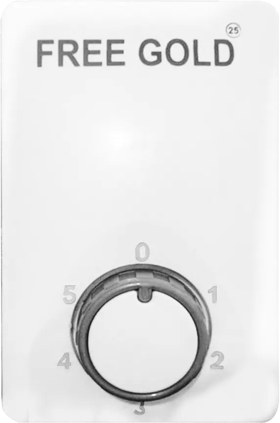 Free Gold 56 Inch Ceiling Fan, 3 Blades, White