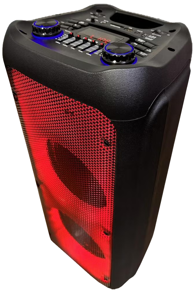 Platinum Wireless Speaker , Bluetooth Technology , Display and LED Light , Black , AH-8300