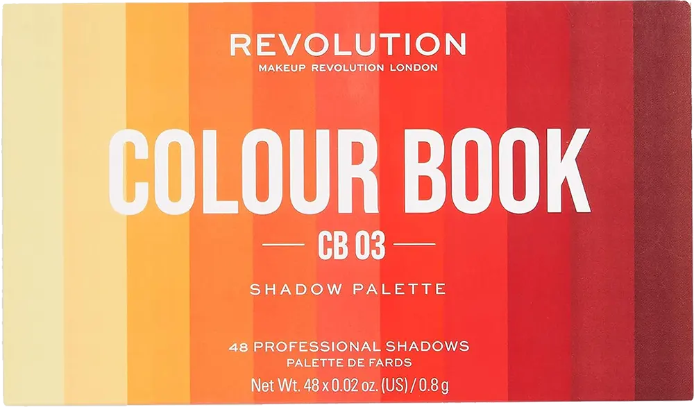 Revolution Colour Book Shadow Palette, 48C, Cb03