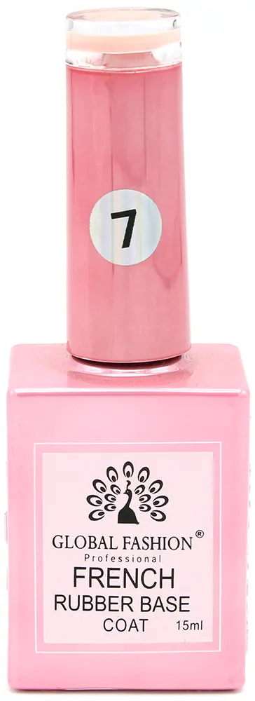 طبقة قاعدة جل مطاطية  فرنسية من جلوبال فاشون ، 15 مل ، 07