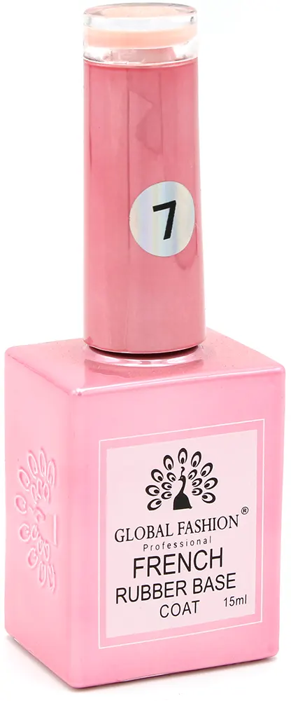 طبقة قاعدة جل مطاطية  فرنسية من جلوبال فاشون ، 15 مل ، 07