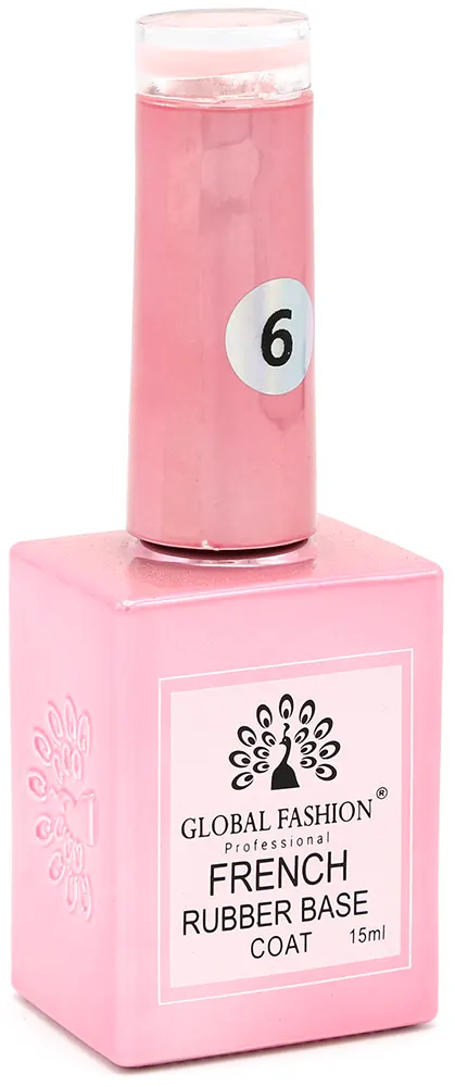 طبقة قاعدة جل مطاطية فرنسية من جلوبال فاشون ، 15 مل ، 06
