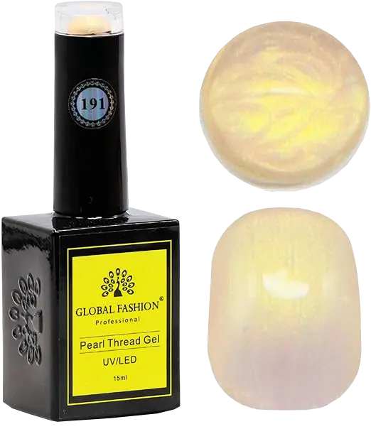Global Fashion Pearl Thread Gel Nail Polish, 15 Ml , 191