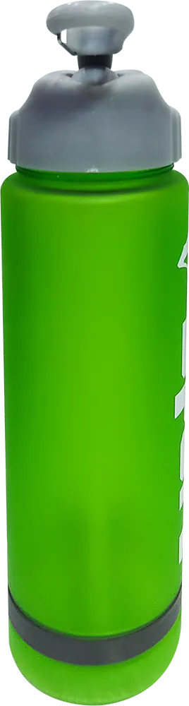 Sports Water Bottle 750ml , Inner Ice Tube, Matte Plastic,Built-in Chamois, Green, Model 42-135