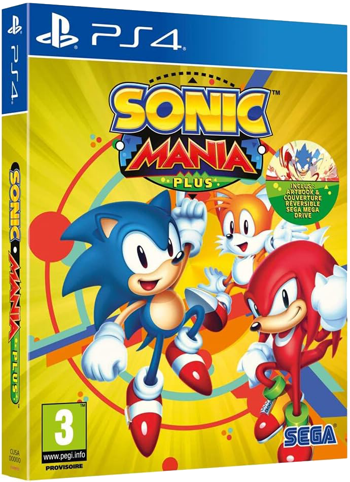 إسطوانة العاب سونيك مانيا بلس - لجهاز بلايستيشن 4