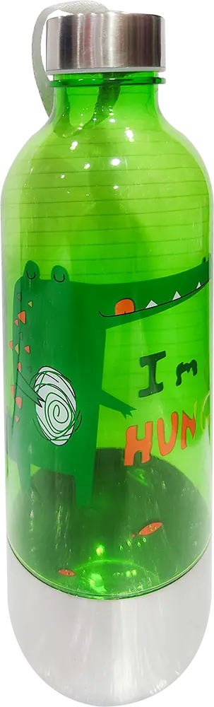 Sports Water Bottle 800ml, Plastic * Stainless Steel, Multicolor, Model 42-138