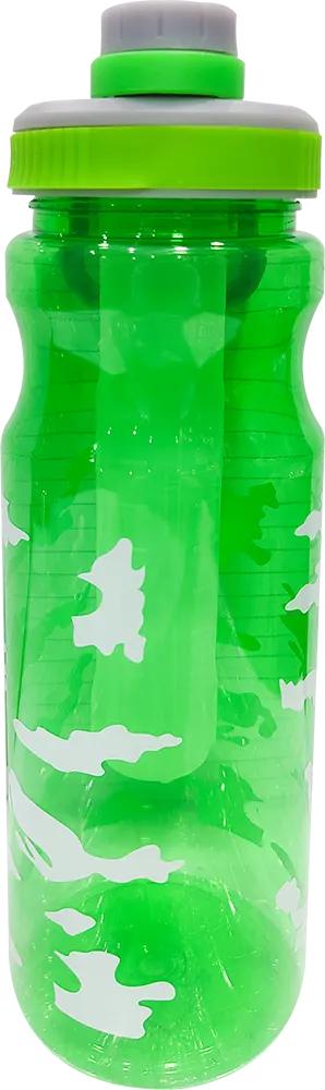 Sports Water Bottle 700ml , Inner Ice Tube, Plastic, Multicolor, Model 42-123