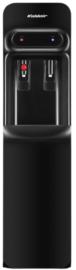 مبرد مياه كولدير سليم ، 2 حنفية ( بارد - ساخن) ، 4.2 لتر ، أسود ، KWD SLIM  BLACK