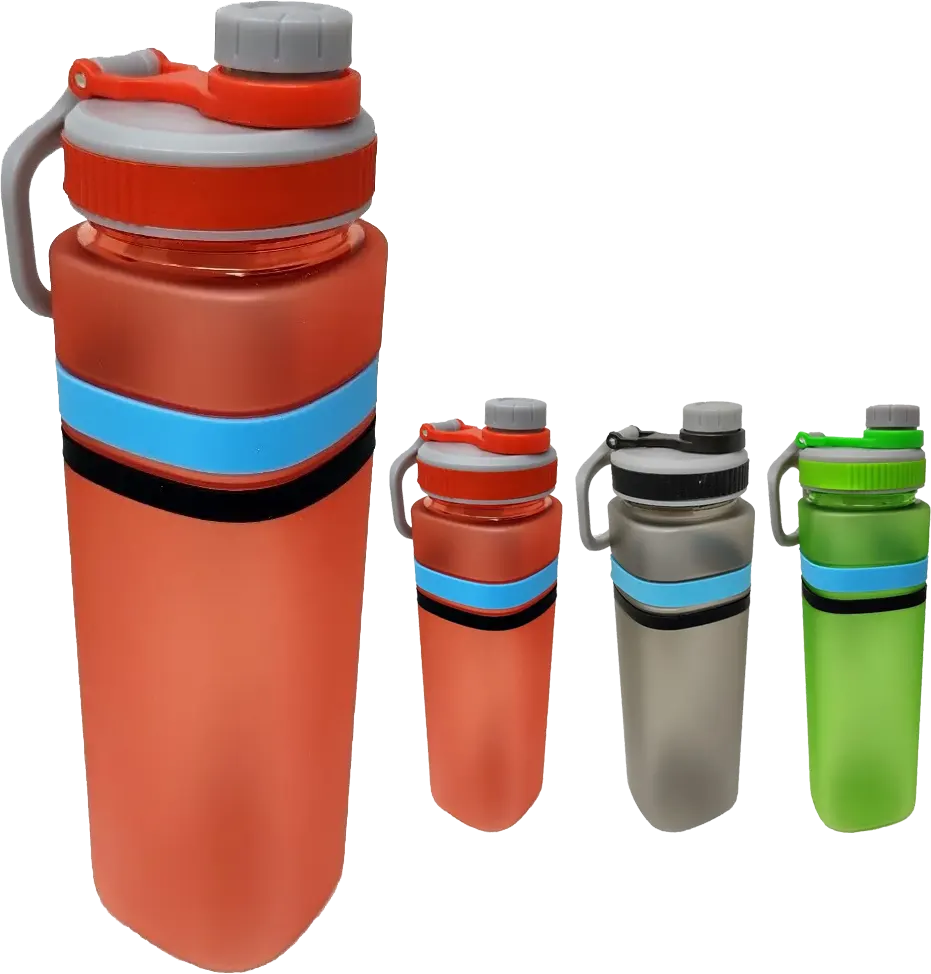 Sports Water Bottle 700ml , Built-in Ice Tube, Built-in Chamois, Multicolor, Model 42-131