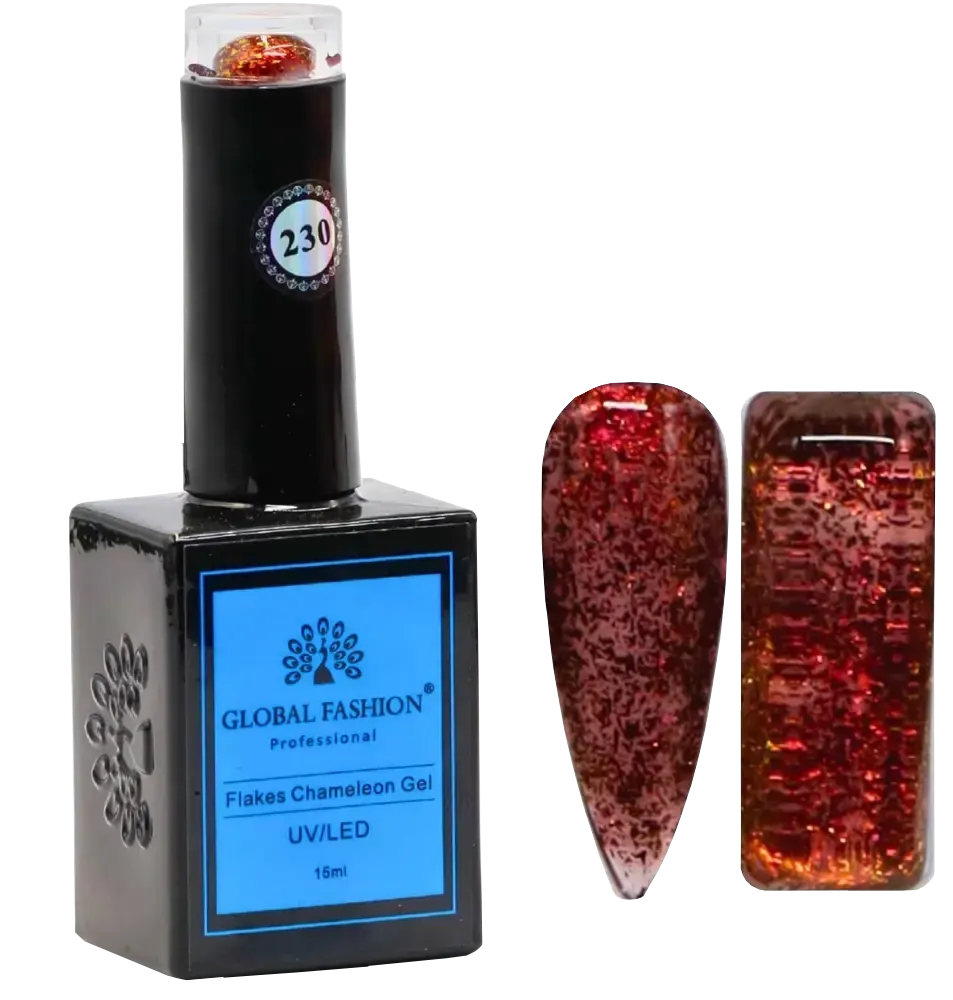 Global Fashion Flakes Chameleon GEL 15 ml , 230