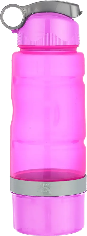 زمزمية شفافة ديناميك 750 مللي ، مع كوب، متعددة الألوان