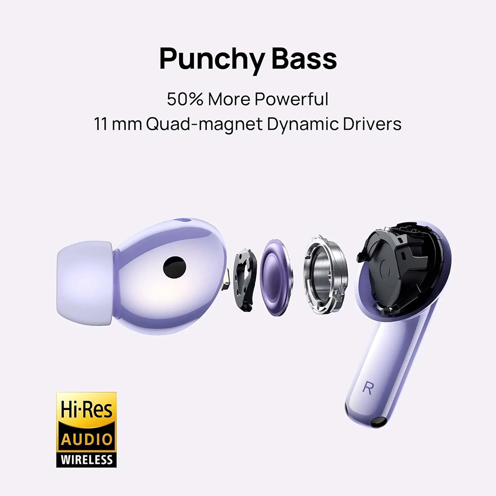 Huawei FreeBuds I6 Bluetooth Waterproof Earphones 510mAh Battery , Purple