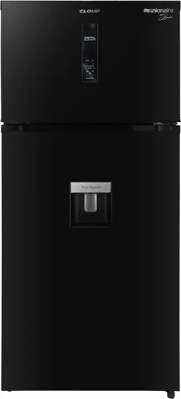 Unionaire No Frost Refrigerator, 545 Liters, Digital Display, Dispenser, Bluetooth, Speaker, Black, URN-650LBLBA-DTHRBWSM