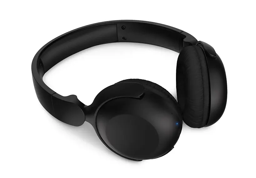 سماعات رأس لاسلكية من فيليبس سيريس 2000 ، بلوتوث 5.4، قابلة للطي، مدة تشغيل 25 ساعة، كابل شحن type-c، أسود، TAH2209BK-97