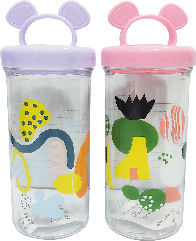 زمزمية مادن كيتي 350 مللي، بلاستيك بغطاء كيتي، متعددة الألوان،  717