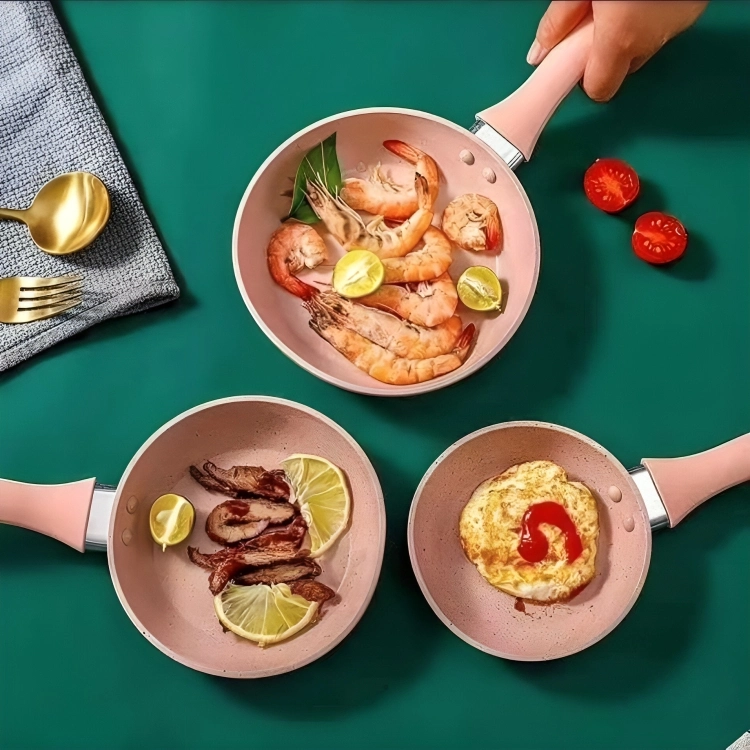 Frying Pan Granite Round , Size 16, Turquoise