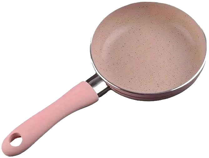 Frying Pan Granite Round , Size 12, Pink