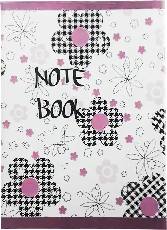 Rox Notebook 28 Sheets, Plain Ruled, Size 21*15 cm, Assorted Shapes