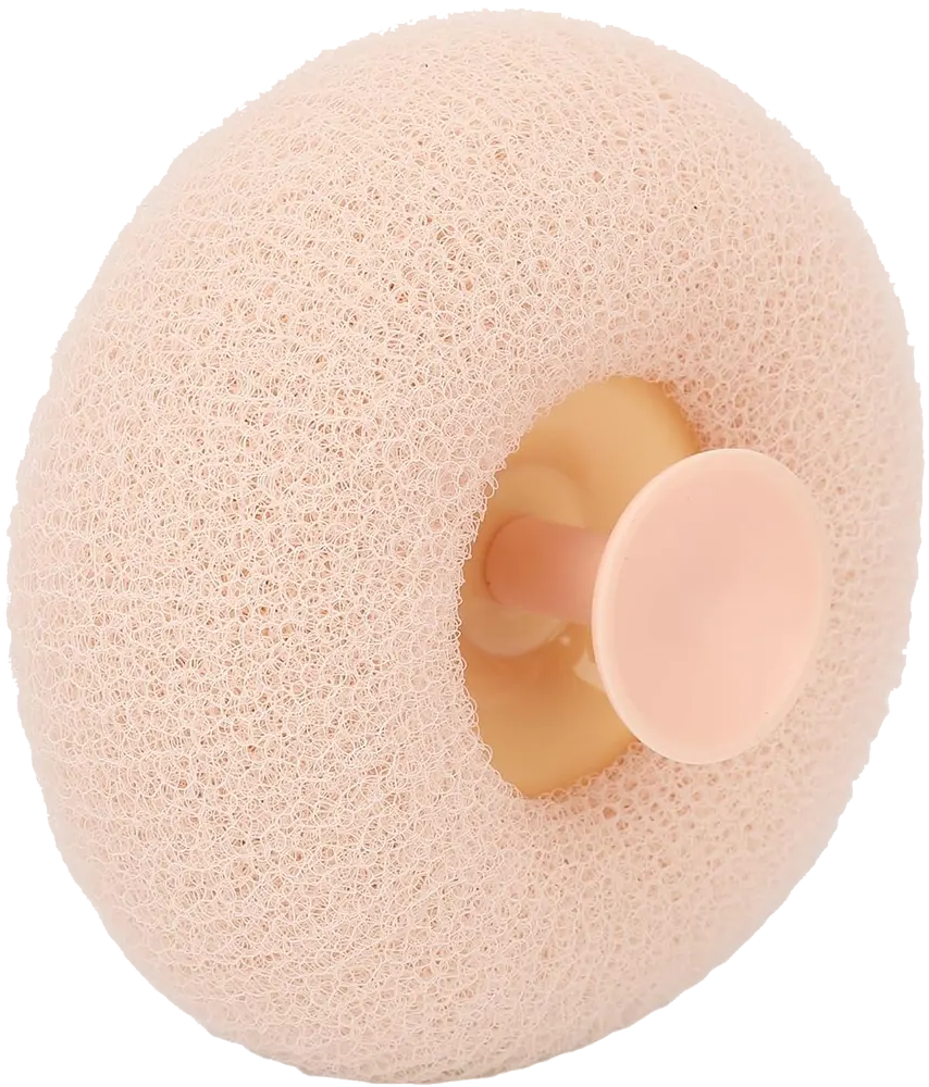 Bath Loofah With Adhesive Suction Cup, 011