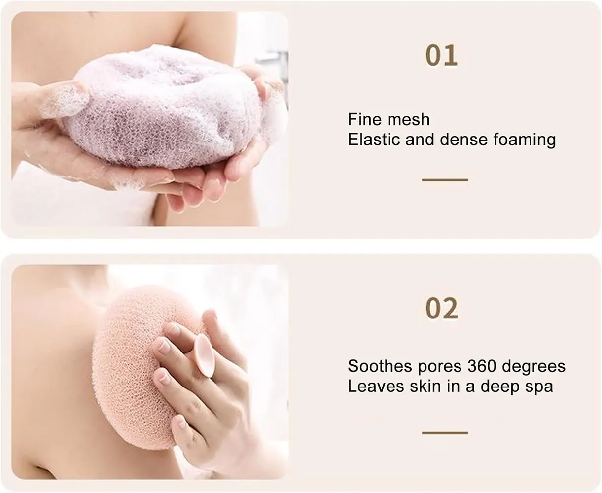 Bath Loofah With Adhesive Suction Cup, 011.
