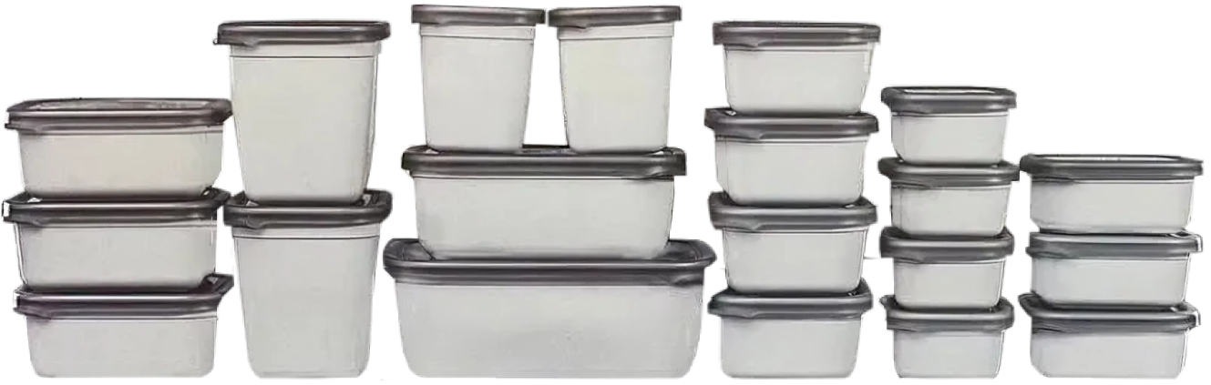 طقم علب ثلاجة من  اكسا ، 20 قطعة