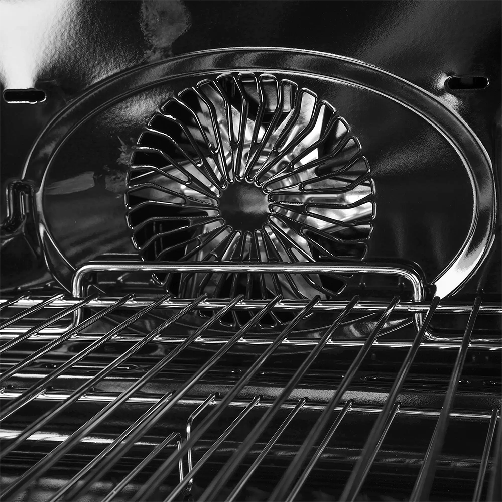 Beko Built-in Oven, 90 cm, 108 liters , Digital Display , Oven Fan , Automatic Ignition, Full Safety, Black x Silver, BBWHT12300XS