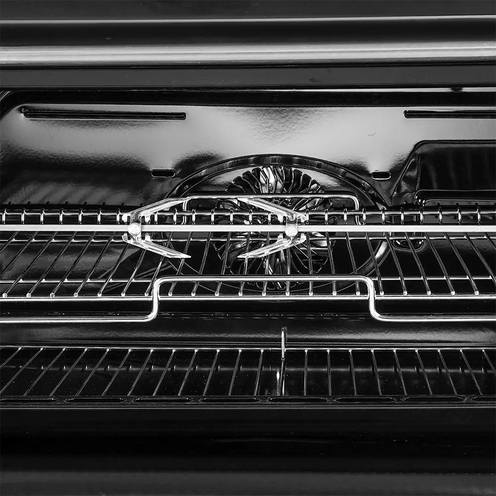 Beko Built-in Oven, 90 cm, 108 liters , Digital Display , Oven Fan , Automatic Ignition, Full Safety, Black x Silver, BBWHT12300XS