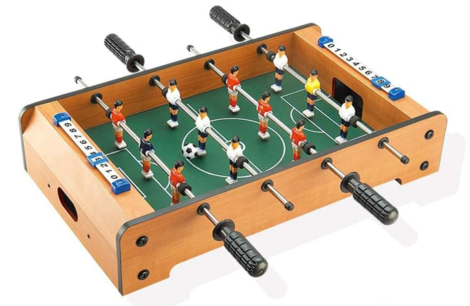 Wooden Baby Foot Soccer Table, Kids Group Game, 628B