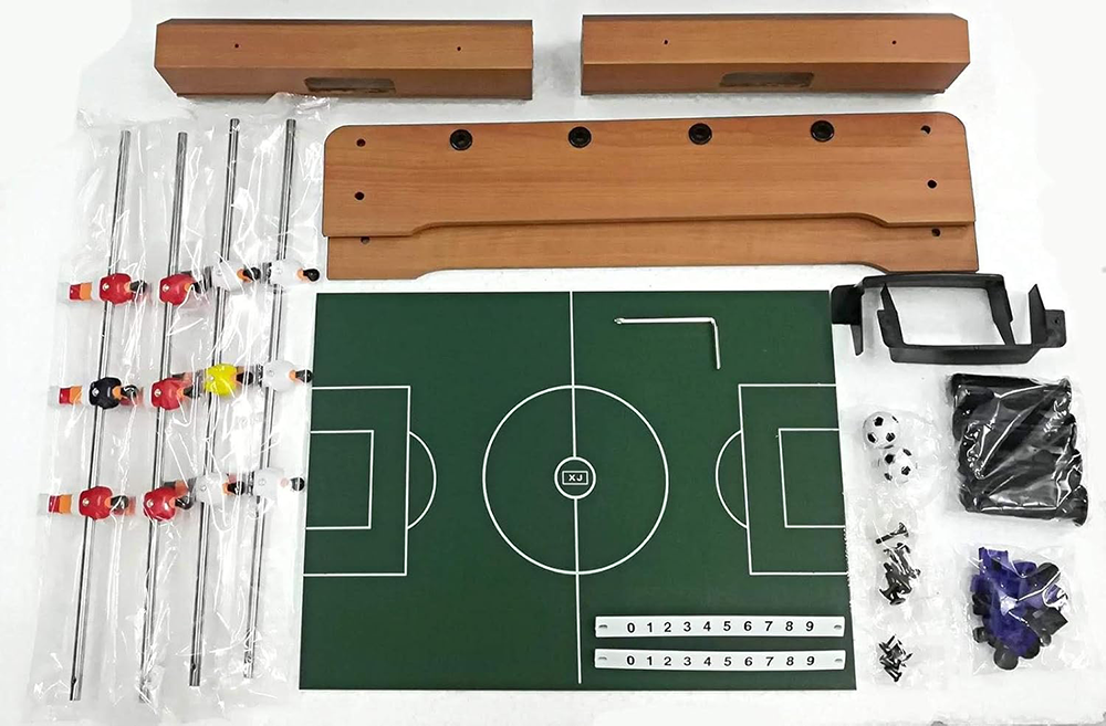 Wooden Baby Foot Soccer Table, Kids Group Game, 628B