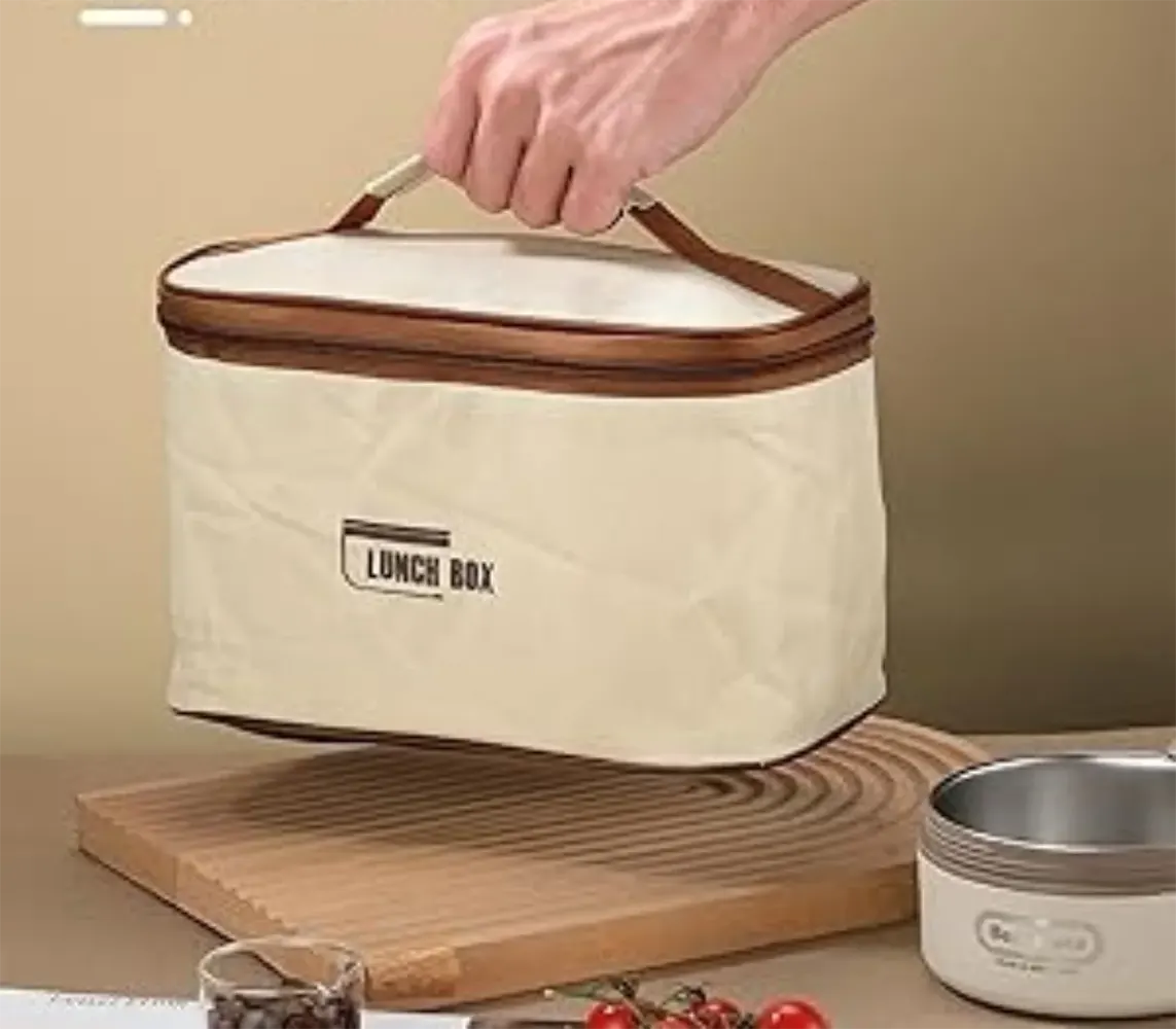 Round Food Container With Thermal Bag, 10094