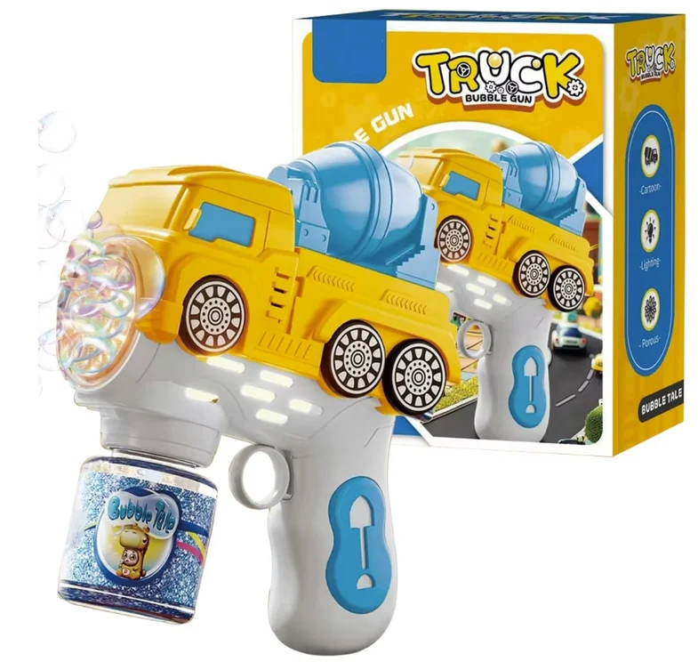 مسدس فقاعات شكل سيارة ، 12 فتحة فقاعات ، عبوة تعبئة 100 مل ، 333-38-35