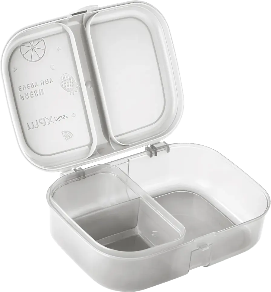 Max plast Foodie Plastic Lunch Box, 1.1 Liter, Assorted Colors, Model 1622