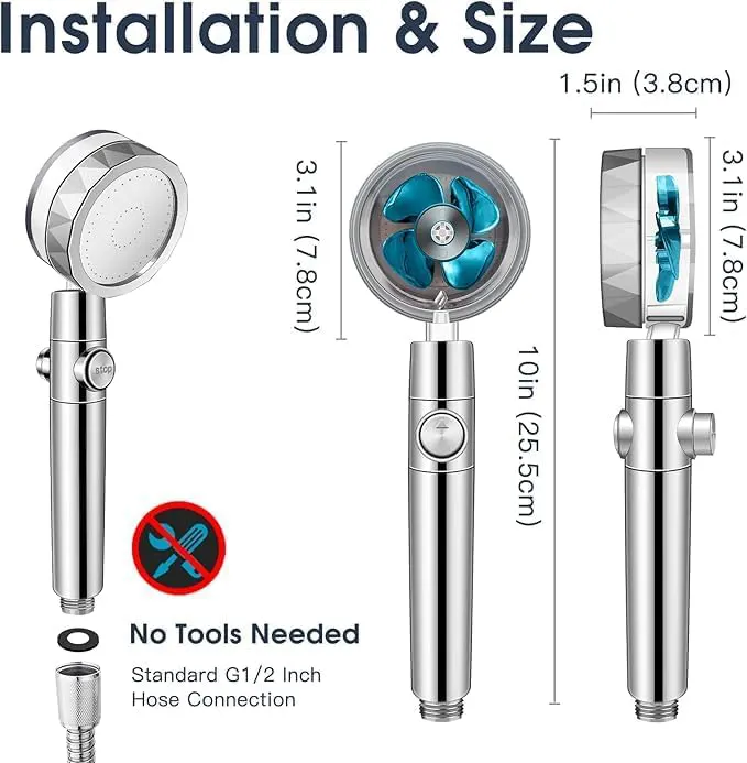 رأس دش محمول باليد ، 458-4