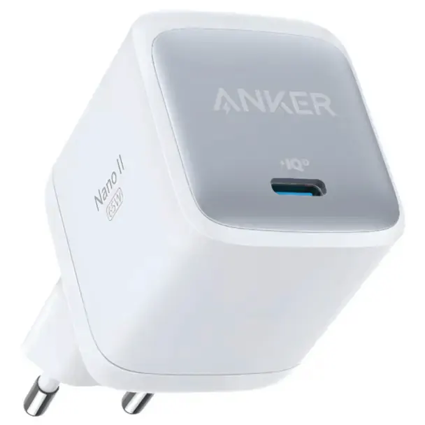 شاحن أنكر نانو 2 بقوة 65 واط، يو إس بي-سي، أبيض، A2663P21