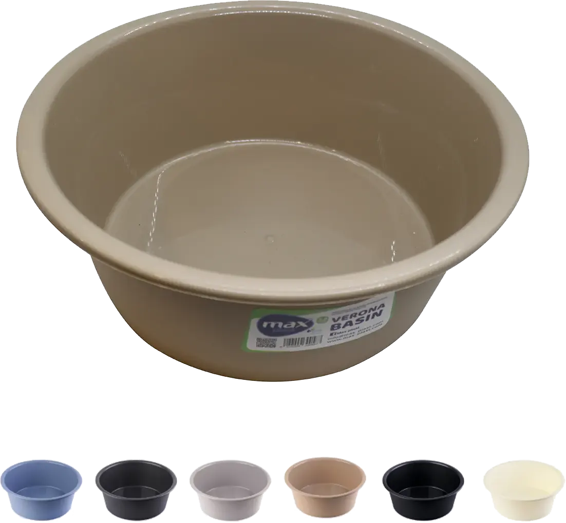 طبق بلاستك مدور ماكس بلاست فيرونا 3.6 لتر، ألوان متعددة