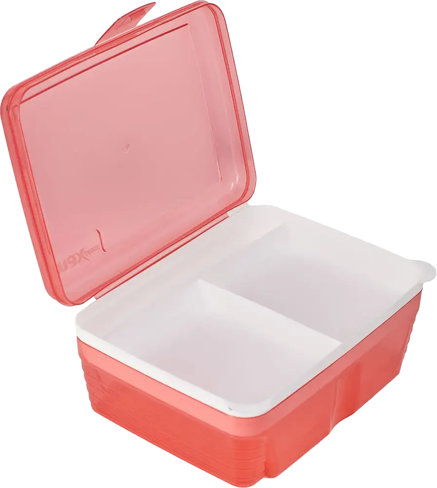 لانش بوكس بلاستيك ماكس بلاست ميجا ، 1.2 لتر، مع أدوات طعام، متعدد الالوان