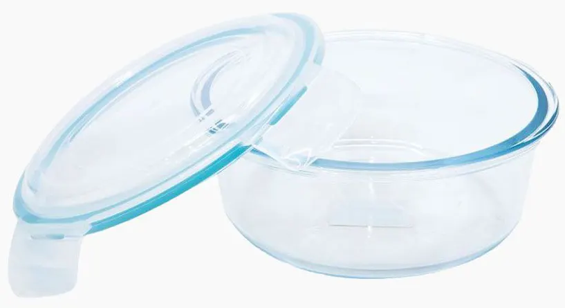 طقم علب مدور زجاج ضد الكسر، 4-93