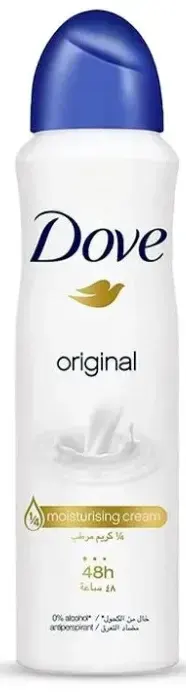 Dove original Antiperspirant Spray For Women, 150 Ml