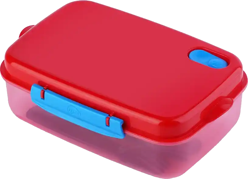 Max plast fresh Plastic Lunch Box, 1.2 l, Assorted Colors, Model 0009