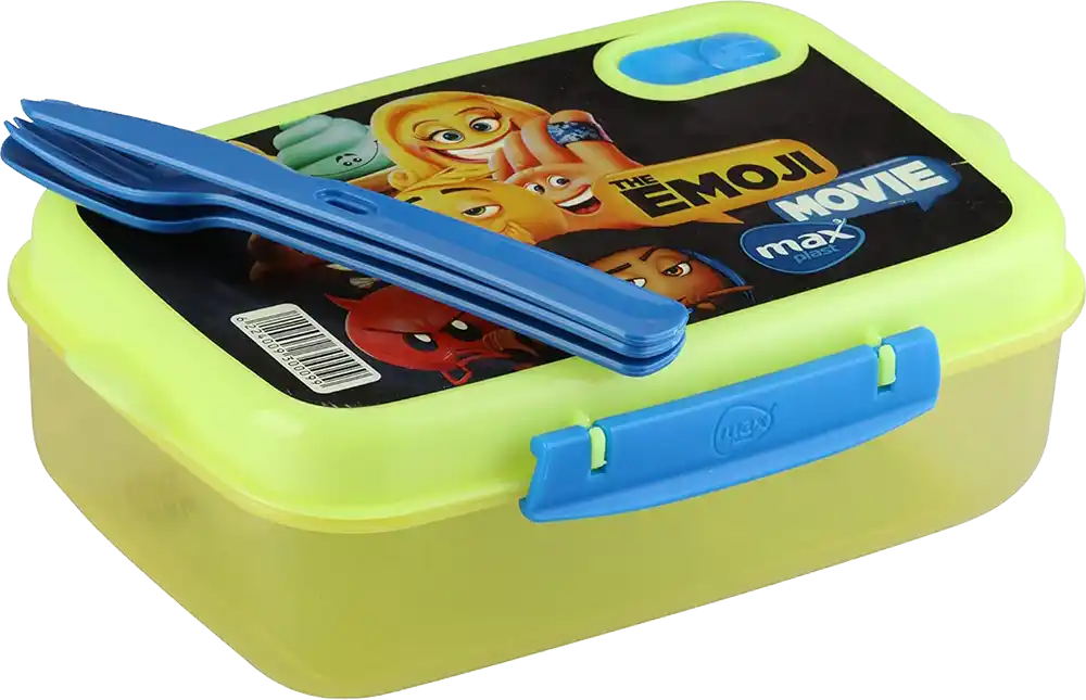 لانش بوكس ماكس بلاست فريش بلاستيك، سعة 1.2 لتر، ألوان متعددة، موديل 0009