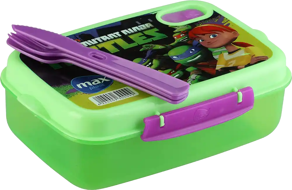 لانش بوكس ماكس بلاست فريش بلاستيك، سعة 1.2 لتر، ألوان متعددة، موديل 0009