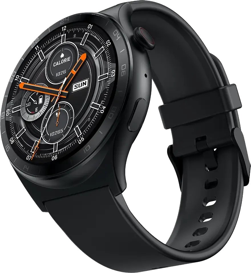 ساعة انفينيكس الذكية اكس واتش 3، شاشة لمس اموليد 1.43 بوصة، بلوتوث 5.3، مقاومة للماء IP68، بطارية 300 مللي امبير، سوار سيليكون اسود، هيكل أسود