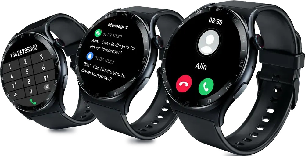 ساعة انفينيكس الذكية اكس واتش 3، شاشة لمس اموليد 1.43 بوصة، بلوتوث 5.3، مقاومة للماء IP68، بطارية 300 مللي امبير، سوار سيليكون اسود، هيكل أسود