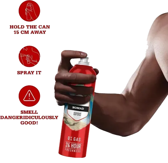 Old Spice Nomad Deodorant Body Spray For Men, 140 Ml