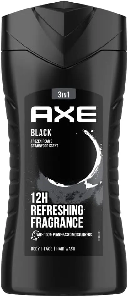 شاور جل اكس بلاك للجسم والشعر والبشرة 3 في 1 ، 250 مل .