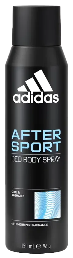Adidas After Sport Deodorant Body Spray 48H, 150 Ml